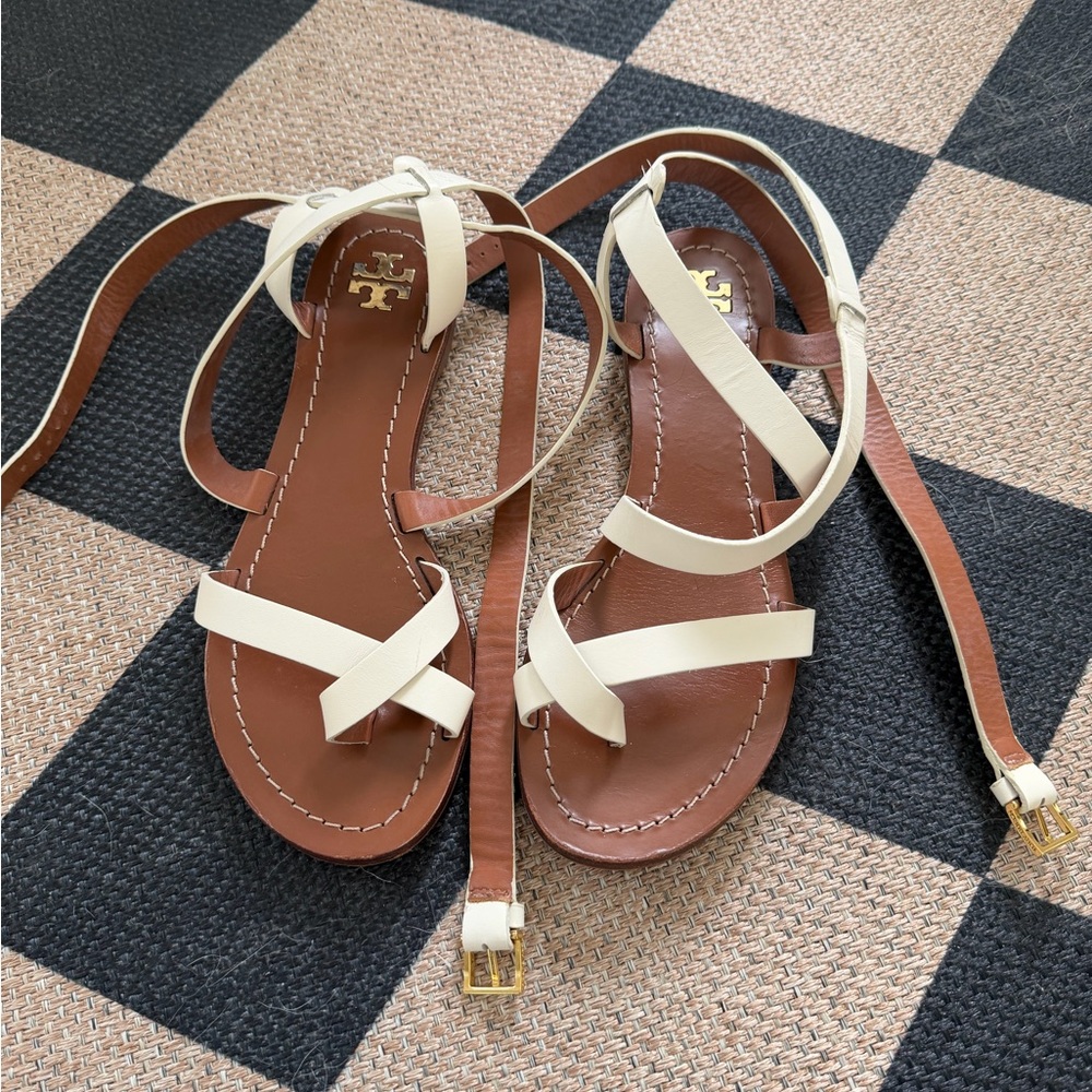 Tory Burch Gladiator Leather Sandals